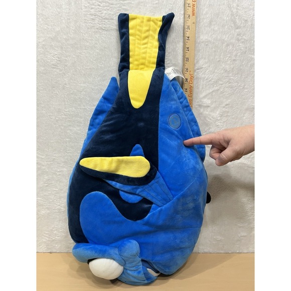 Disney Store Pixar Dory Large Plush Pillow 23" Finding Nemo Blue Fish Stuffed - Picture 8 of 14